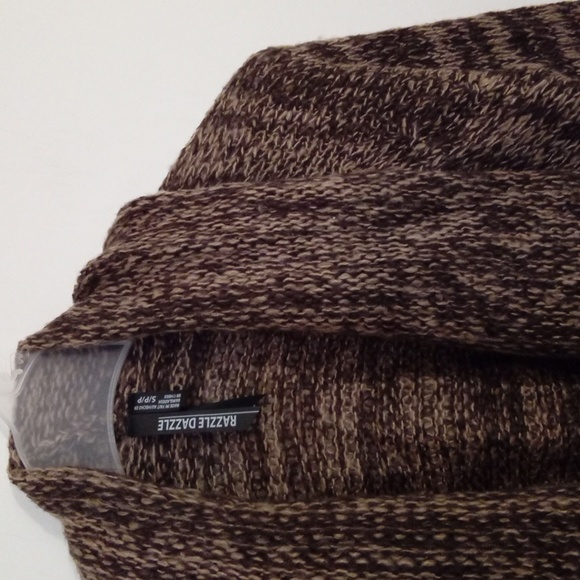 Two Tone Cropped Lightweight Waterfall Cardigan - Picture 2 of 10